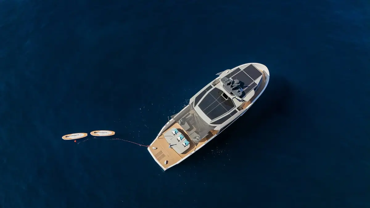 Arcadia Sherpa 60, main deck — Ibiza charter yachts , Ibiza