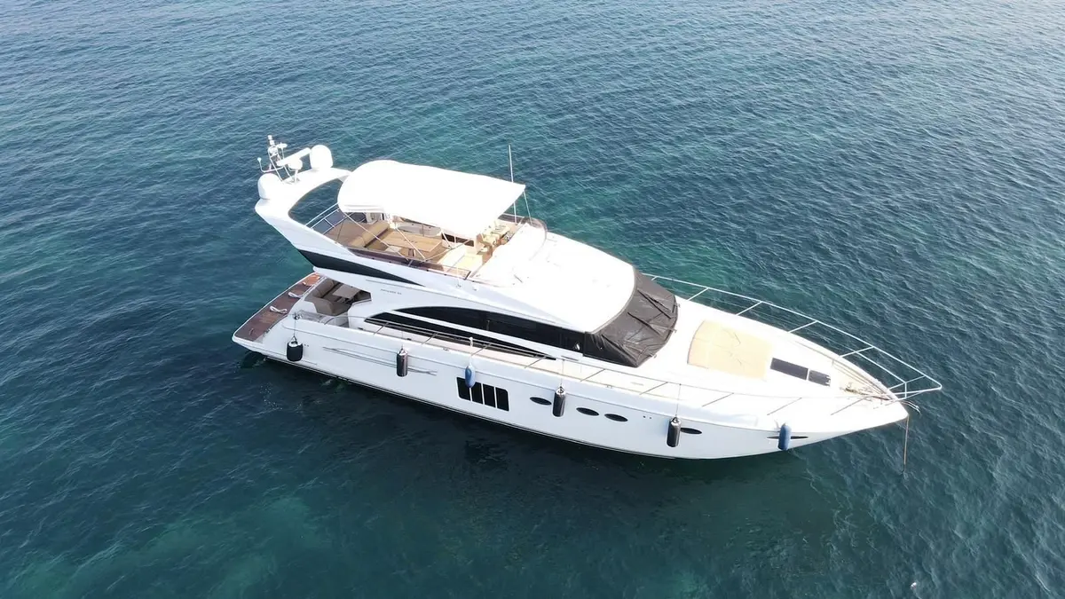 Princess 64 Fly, salon — Ibiza charter yachts , Ibiza