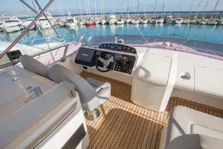 Princess 64 Fly, flybridge — Ibiza charter yachts , Ibiza